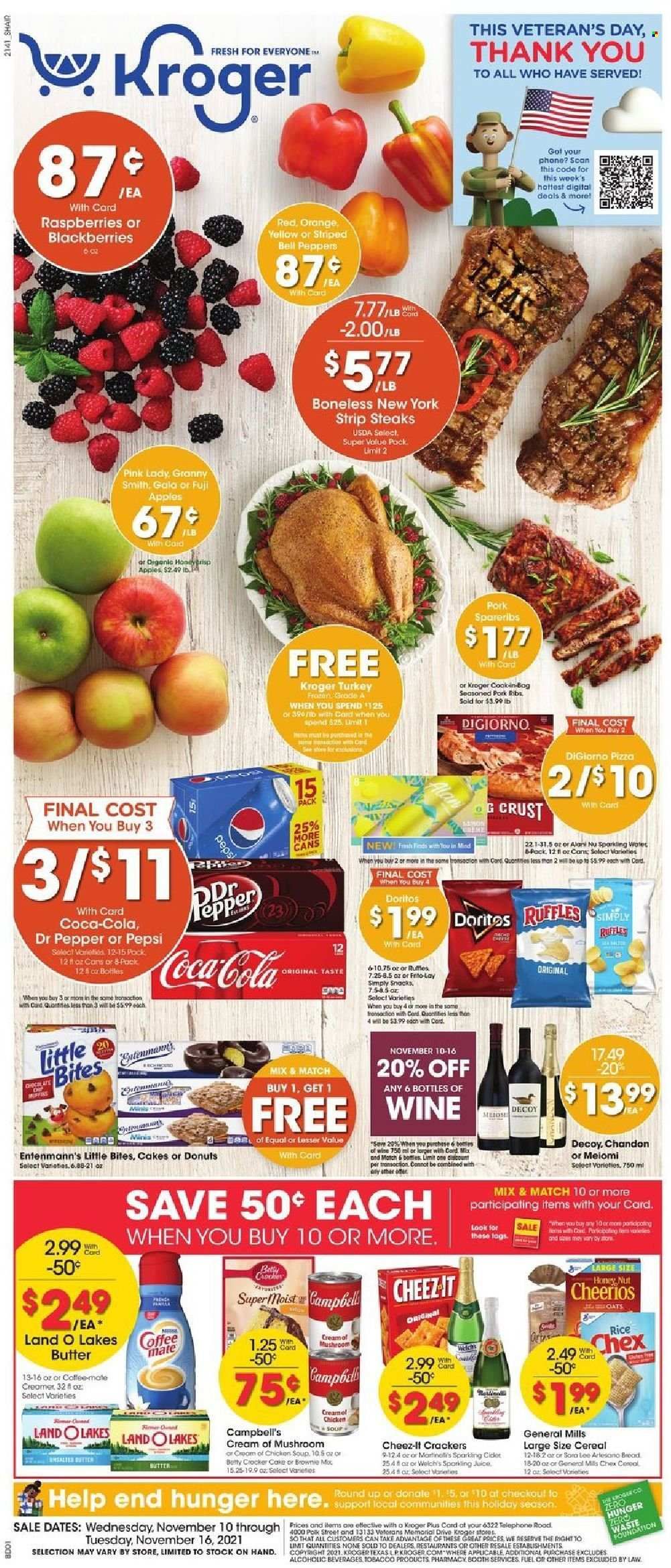 Kroger (GA, IL, LA, MI, OK, SC, TN, TX, VA) Weekly Ad Flyer November 13 to November 20