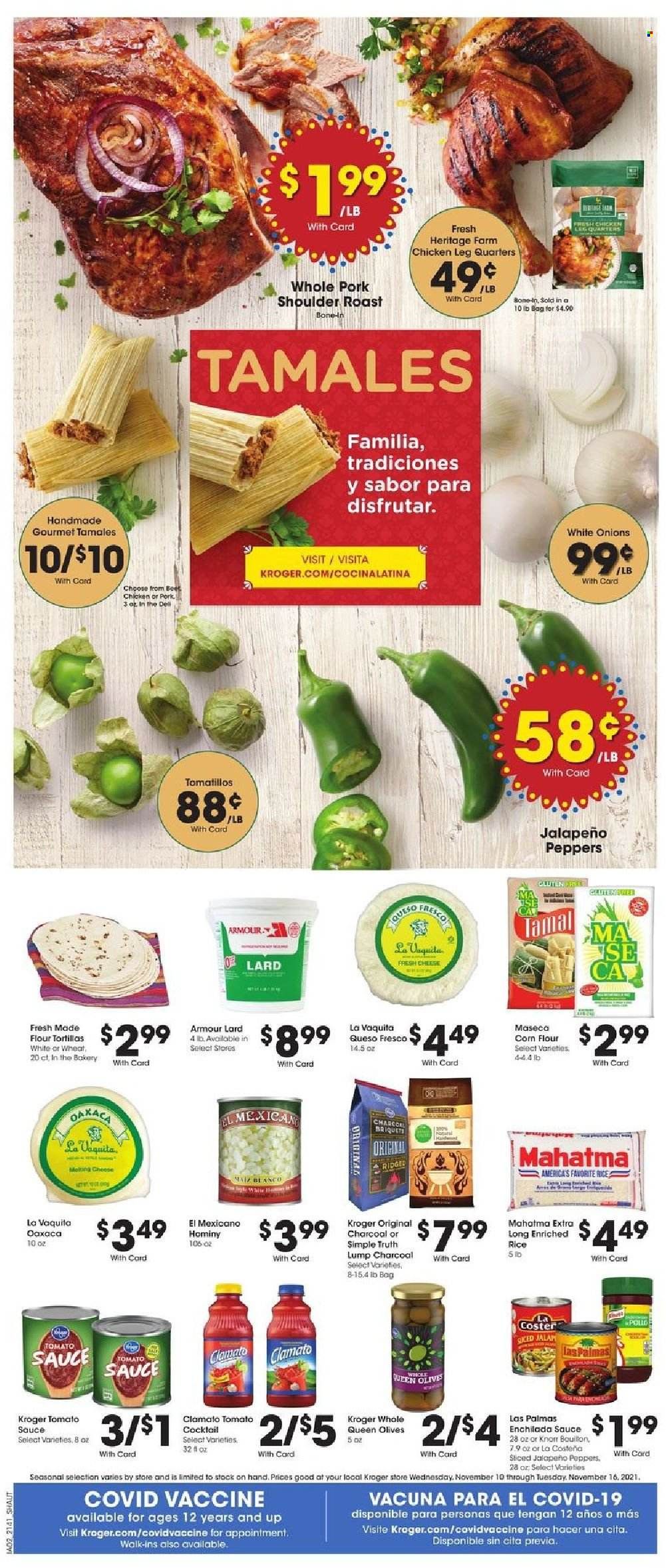 Kroger (GA, IL, LA, MI, OK, SC, TN, TX, VA) Weekly Ad Flyer November 13 to November 20