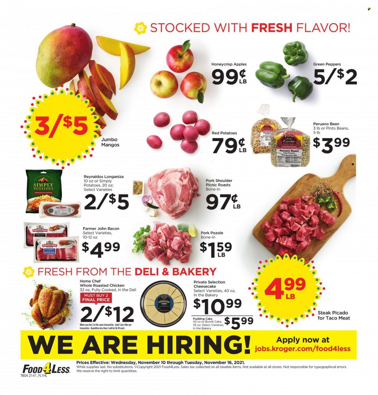 Food 4 Less (CA) Weekly Ad Flyer November 13 to November 20