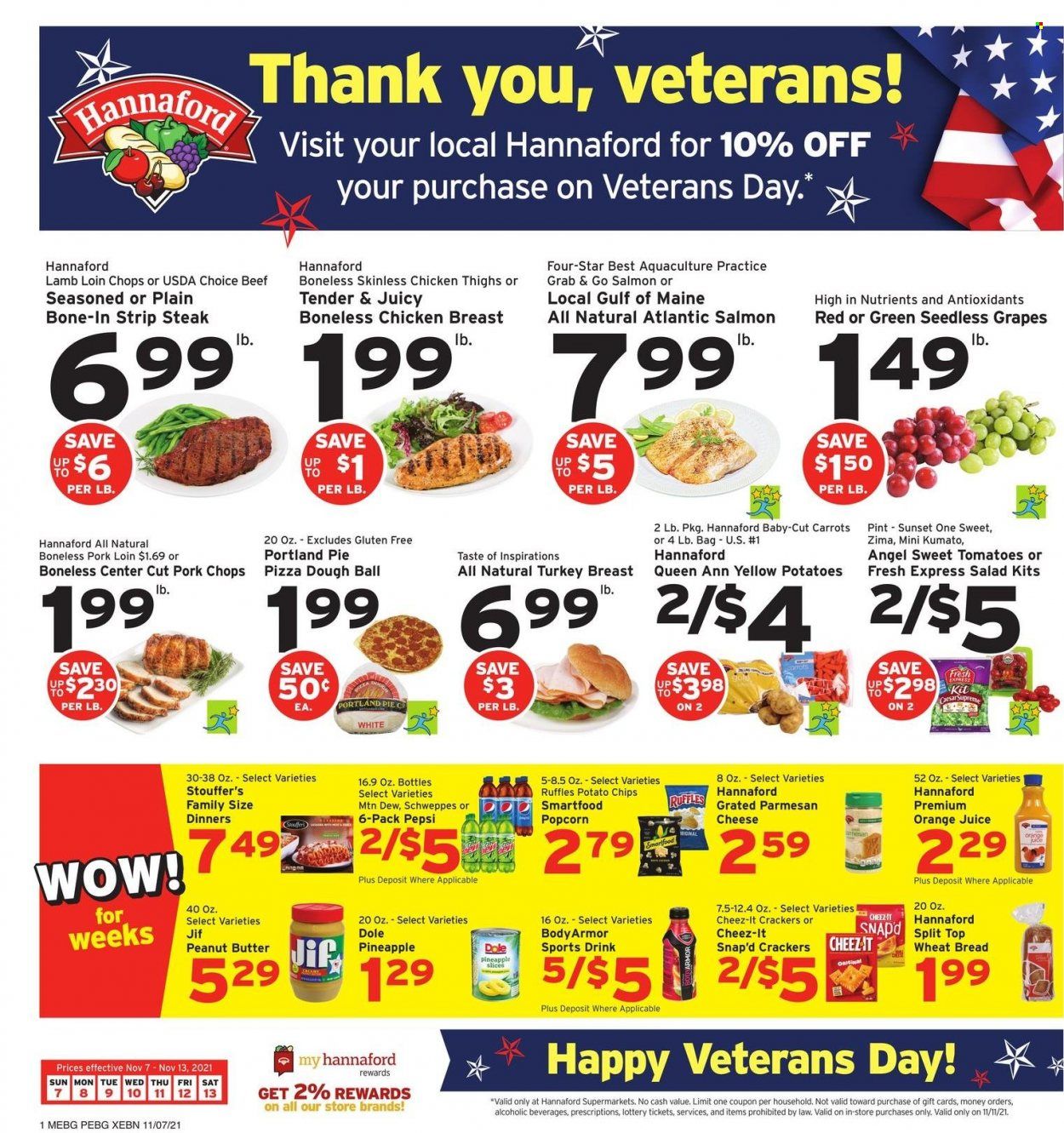 Hannaford (ME) Weekly Ad Flyer November 13 to November 20