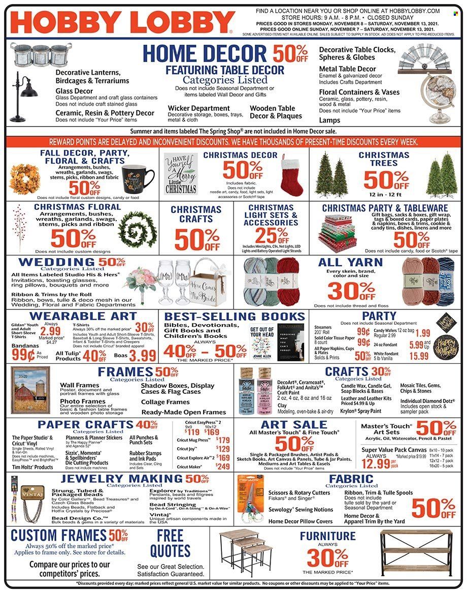 Hobby Lobby Weekly Ad Flyer November 13 to November 20
