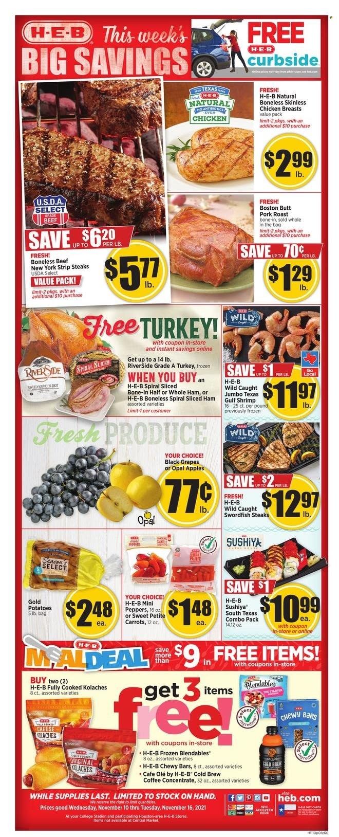 H-E-B (TX) Weekly Ad Flyer November 13 to November 20