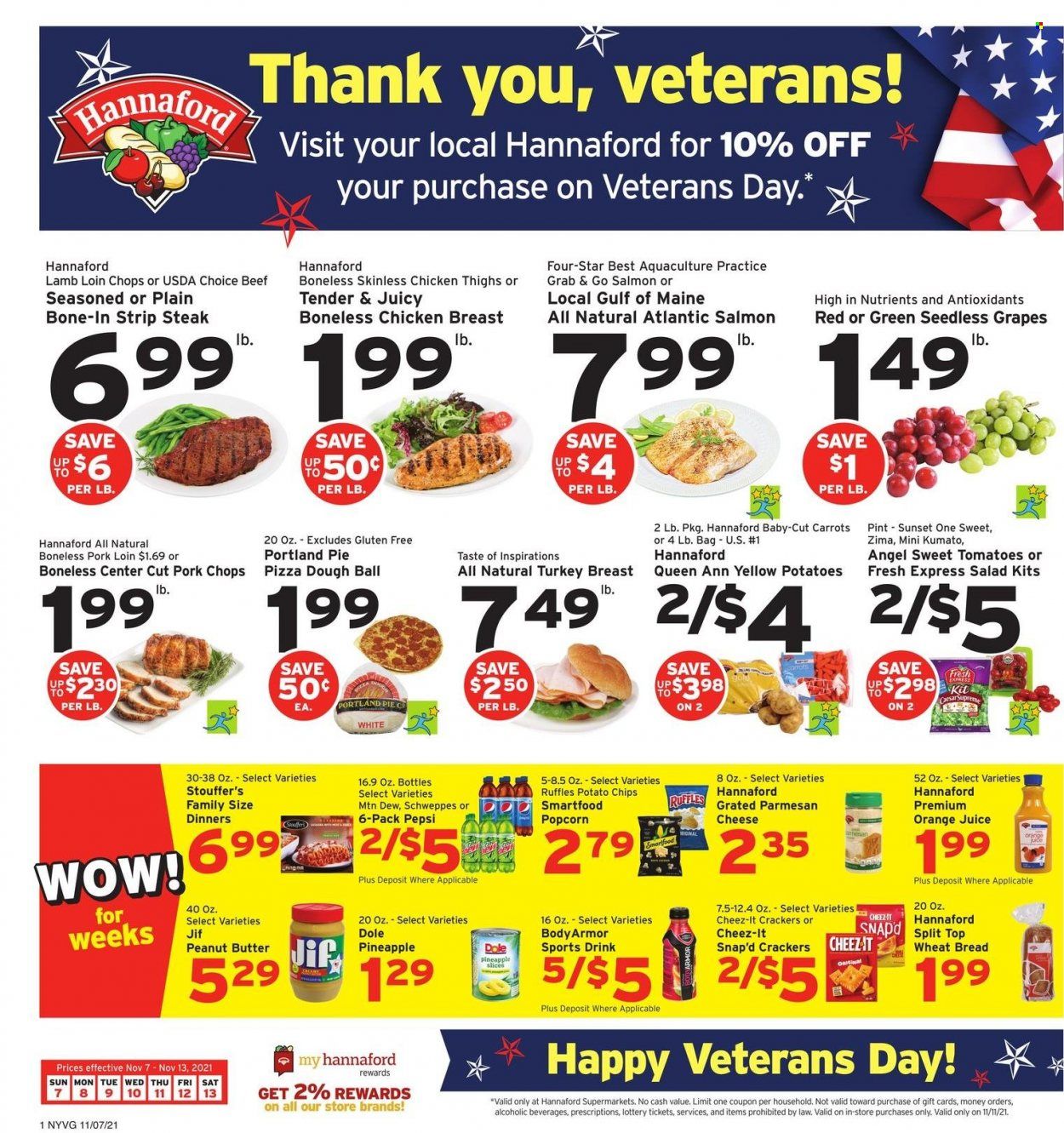 Hannaford (NY) Weekly Ad Flyer November 13 to November 20