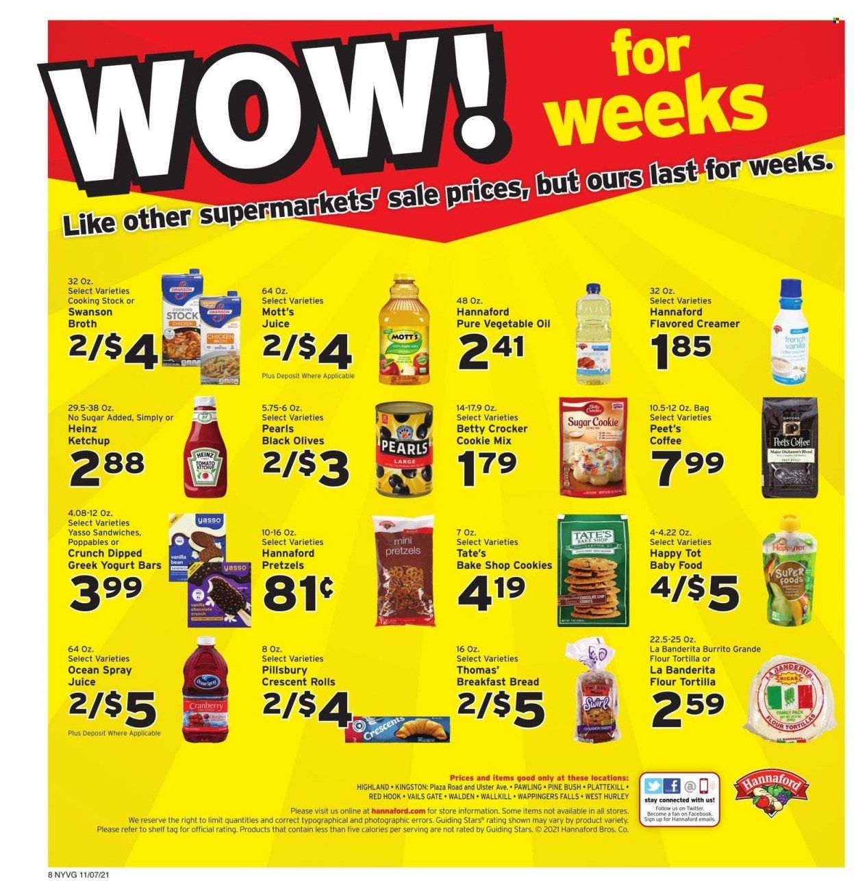 Hannaford (NY) Weekly Ad Flyer November 13 to November 20