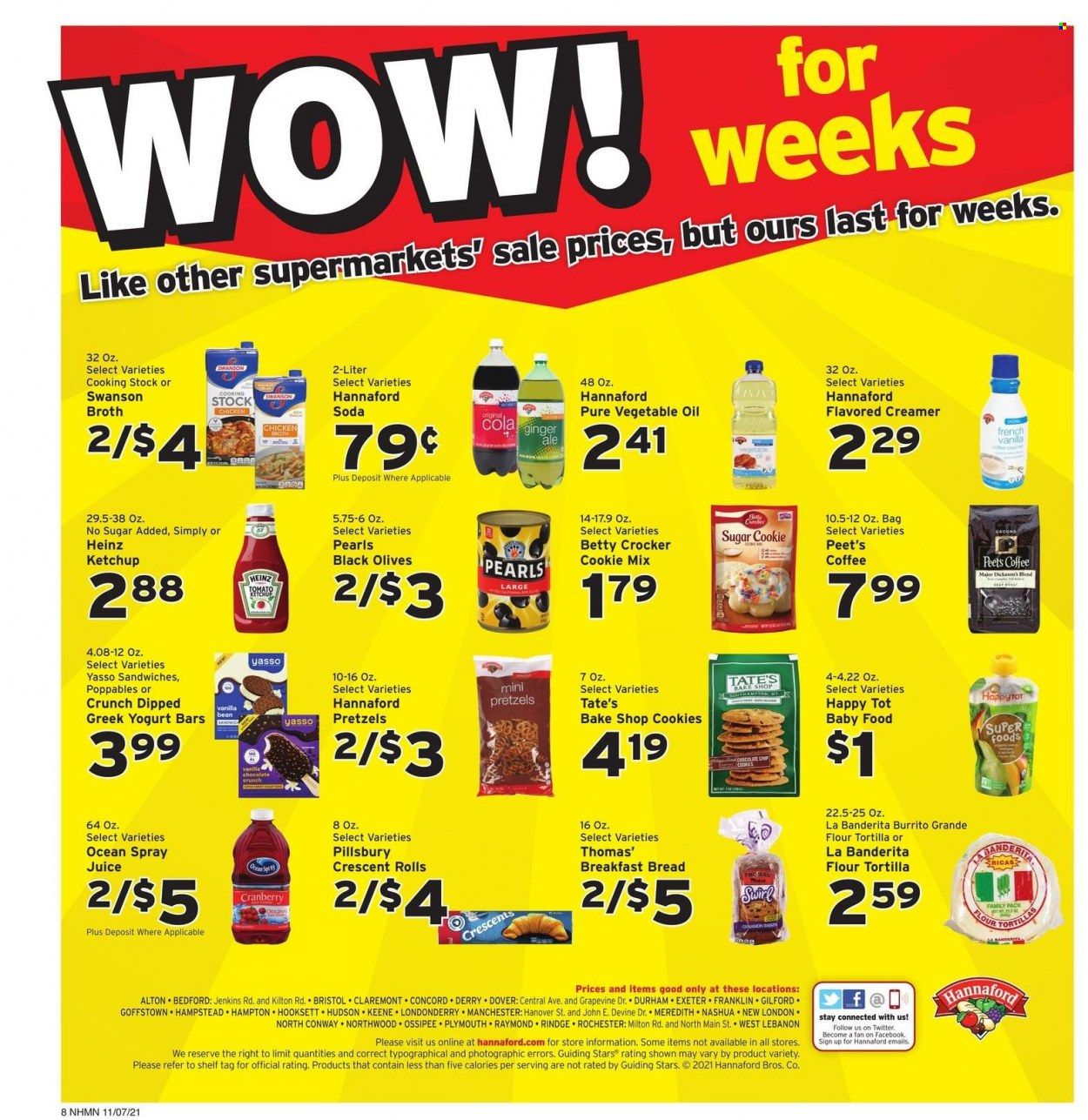 Hannaford (NH) Weekly Ad Flyer November 13 to November 20