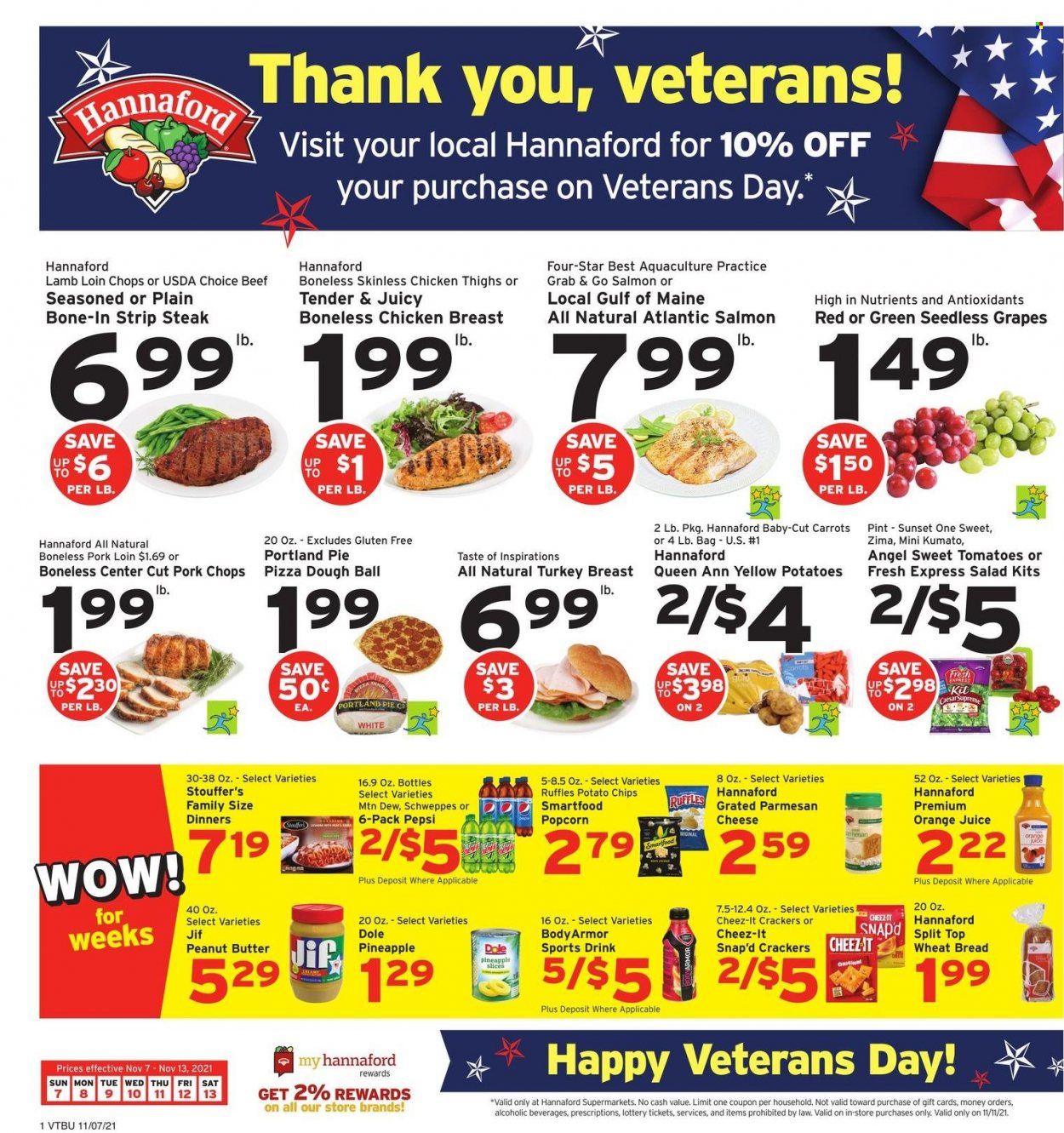 Hannaford (VT) Weekly Ad Flyer November 13 to November 20