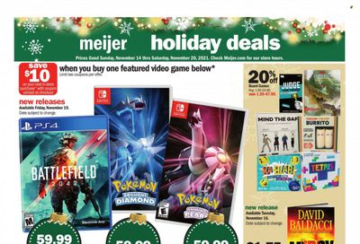 Meijer (IL, IN, KY, MI, OH, WI) Weekly Ad Flyer November 13 to November 20