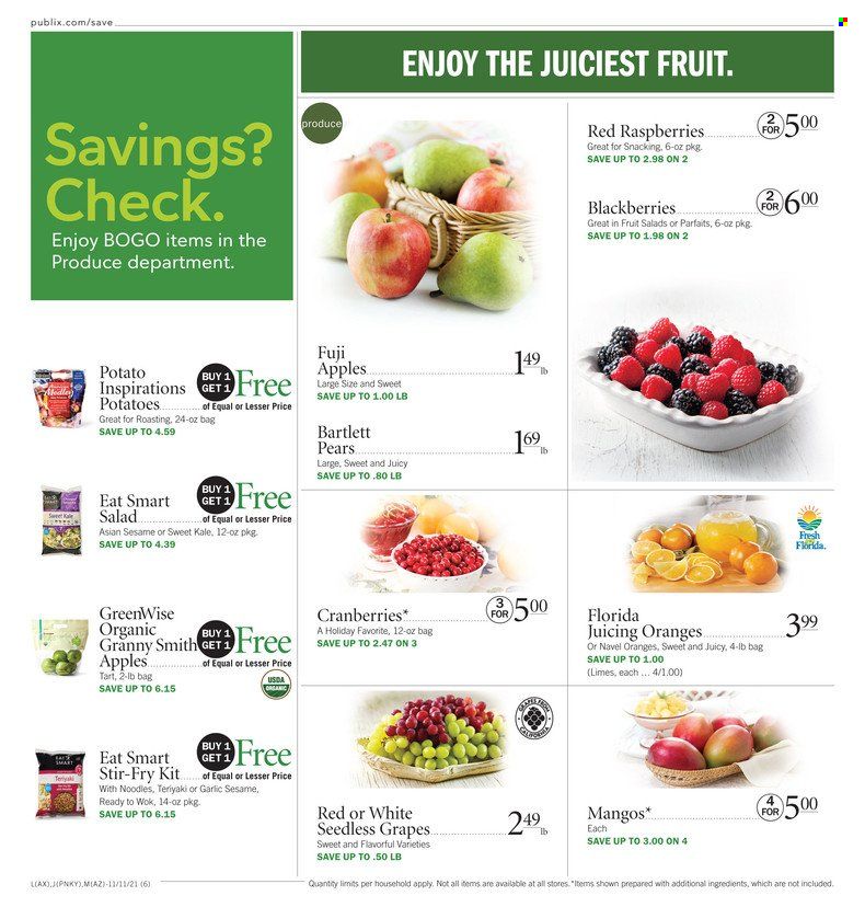 Publix (AL, FL, GA, NC, SC, TN) Weekly Ad Flyer November 13 to November 20