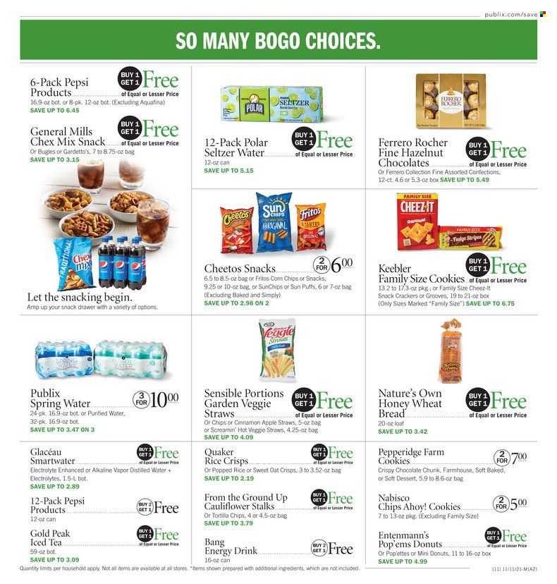 Publix (AL, FL, GA, NC, SC, TN) Weekly Ad Flyer November 13 to November 20