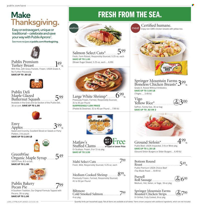 Publix (AL, FL, GA, NC, SC, TN) Weekly Ad Flyer November 13 to November 20