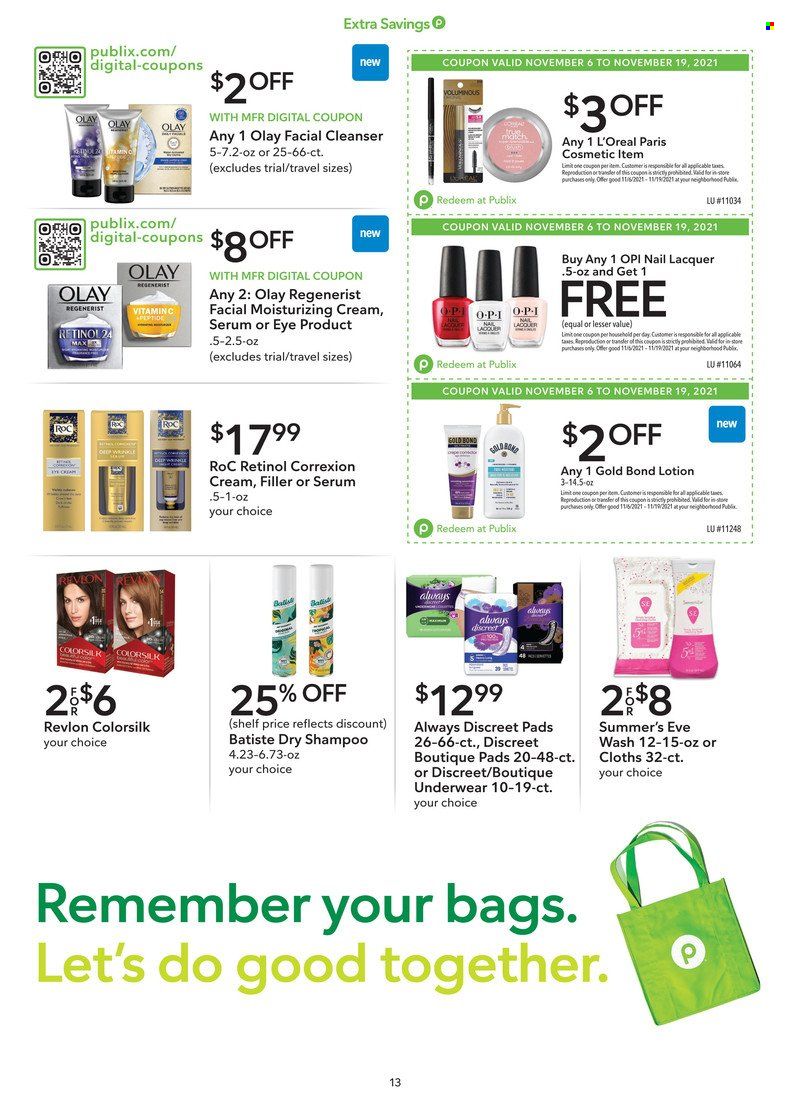 Publix Weekly Ad Flyer November 13 to November 20
