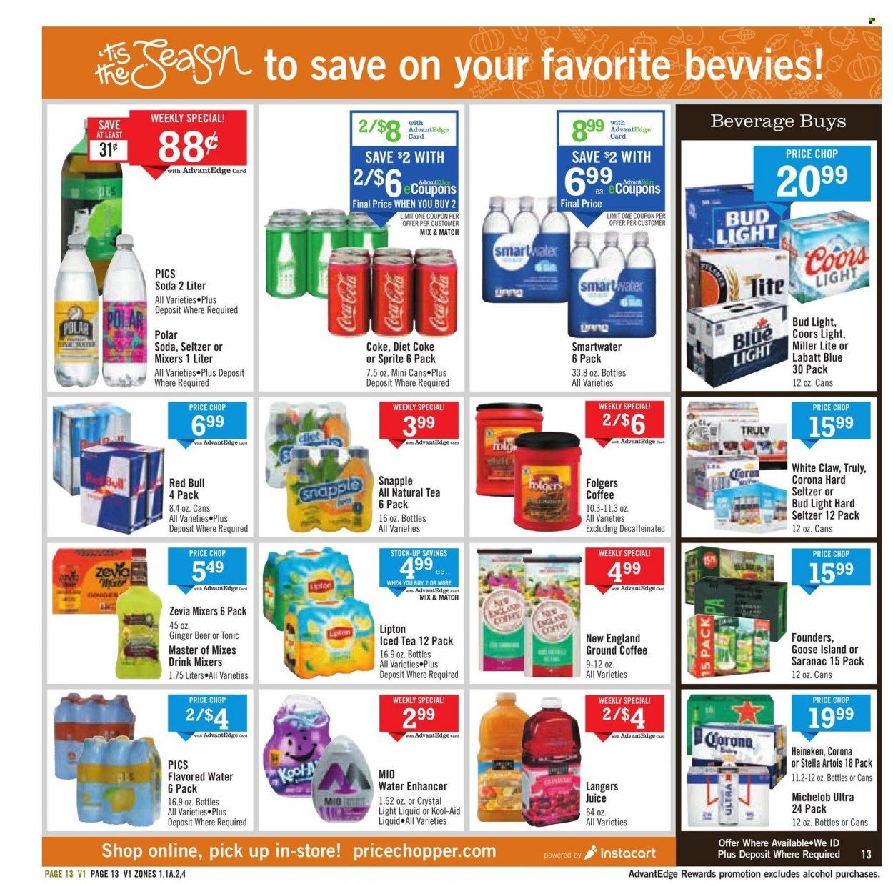 Price Chopper (CT, MA, NY, PA, VT) Weekly Ad Flyer November 13 to November 20