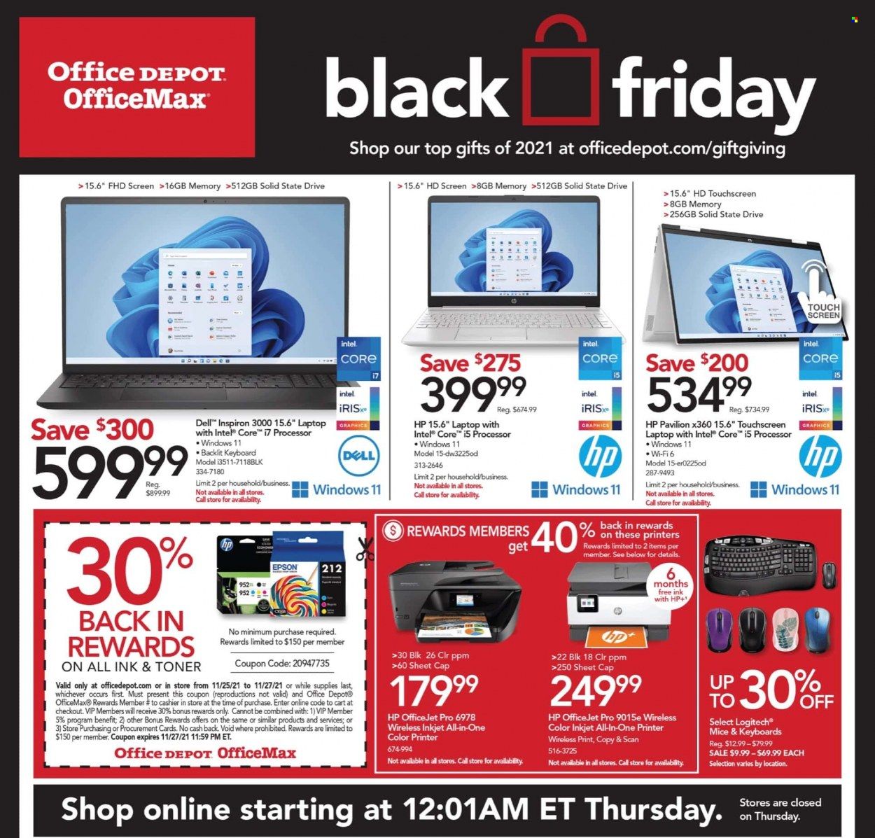 Office DEPOT Weekly Ad Flyer November 13 to November 20