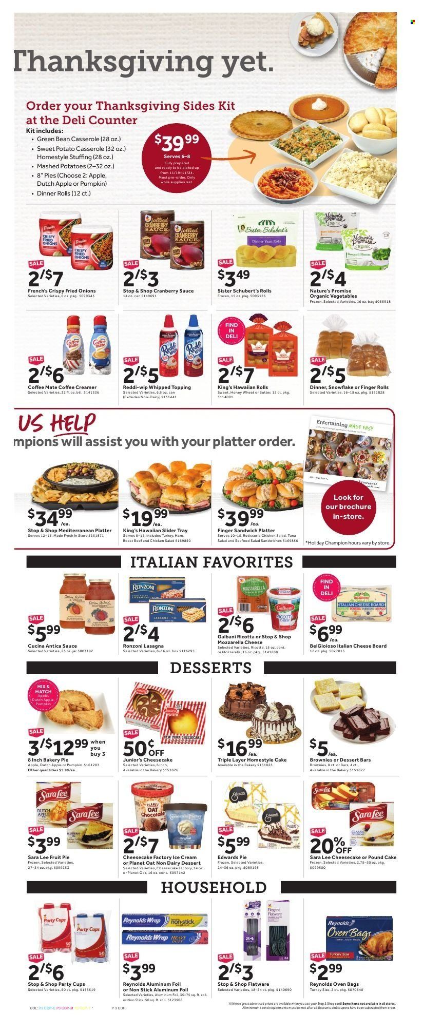 Stop & Shop (NY) Weekly Ad Flyer November 13 to November 20