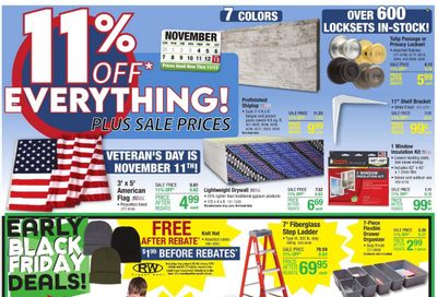 Menards Weekly Ad Flyer November 13 to November 20
