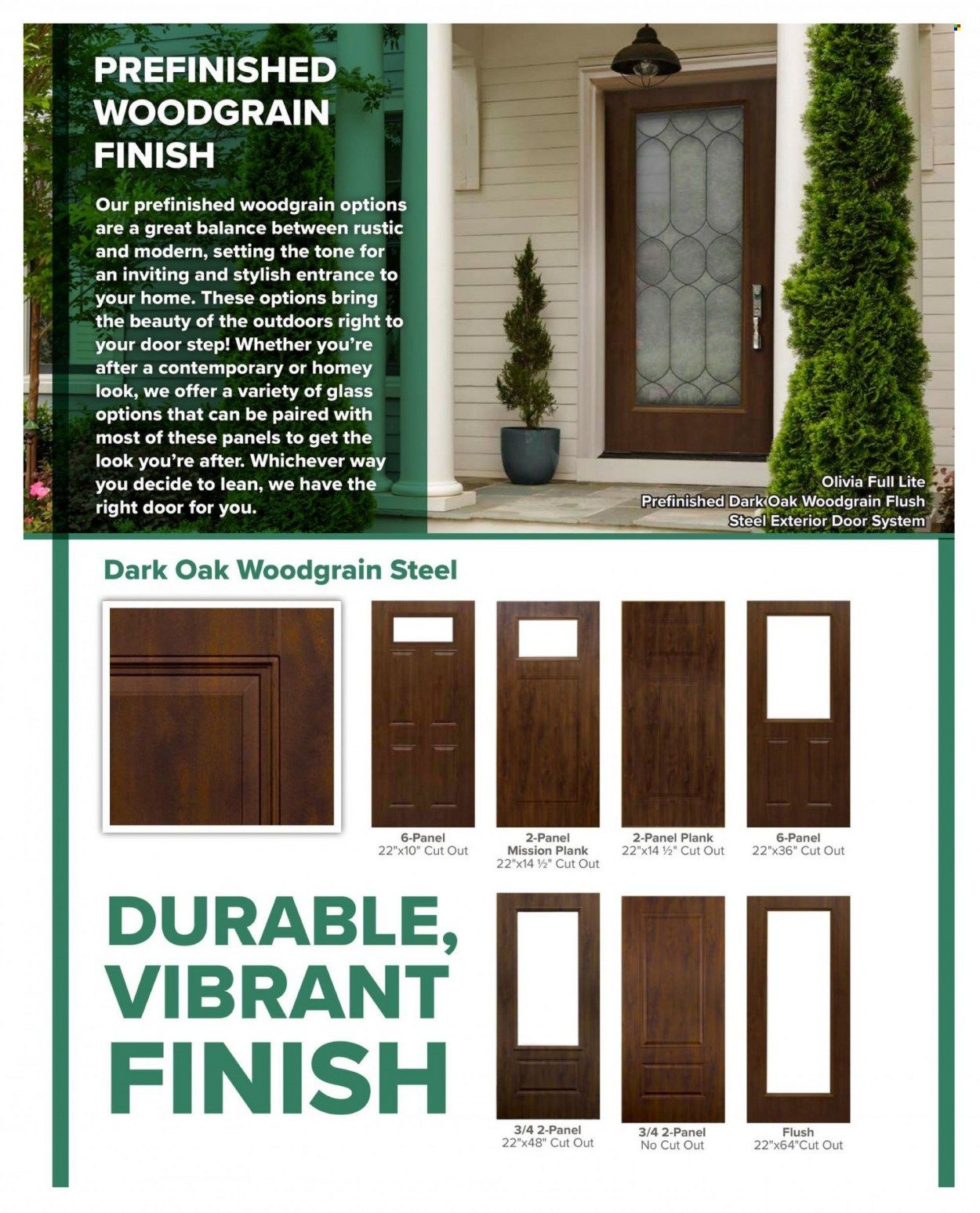 Menards MASTERCRAFT 2022 EXTERIOR DOOR TRENDS Weekly Ad Flyer Specials November 1 to September 30, 2022