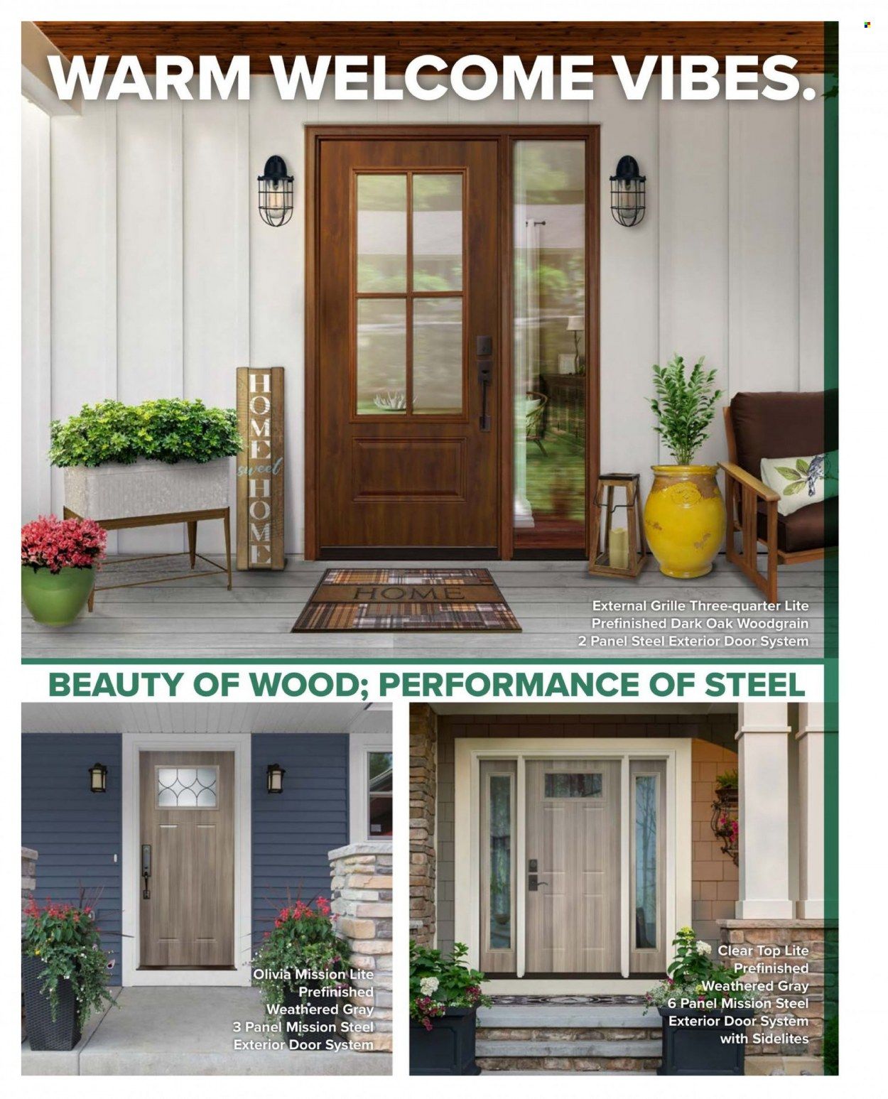 Menards MASTERCRAFT 2022 EXTERIOR DOOR TRENDS Weekly Ad Flyer Specials November 1 to September 30, 2022