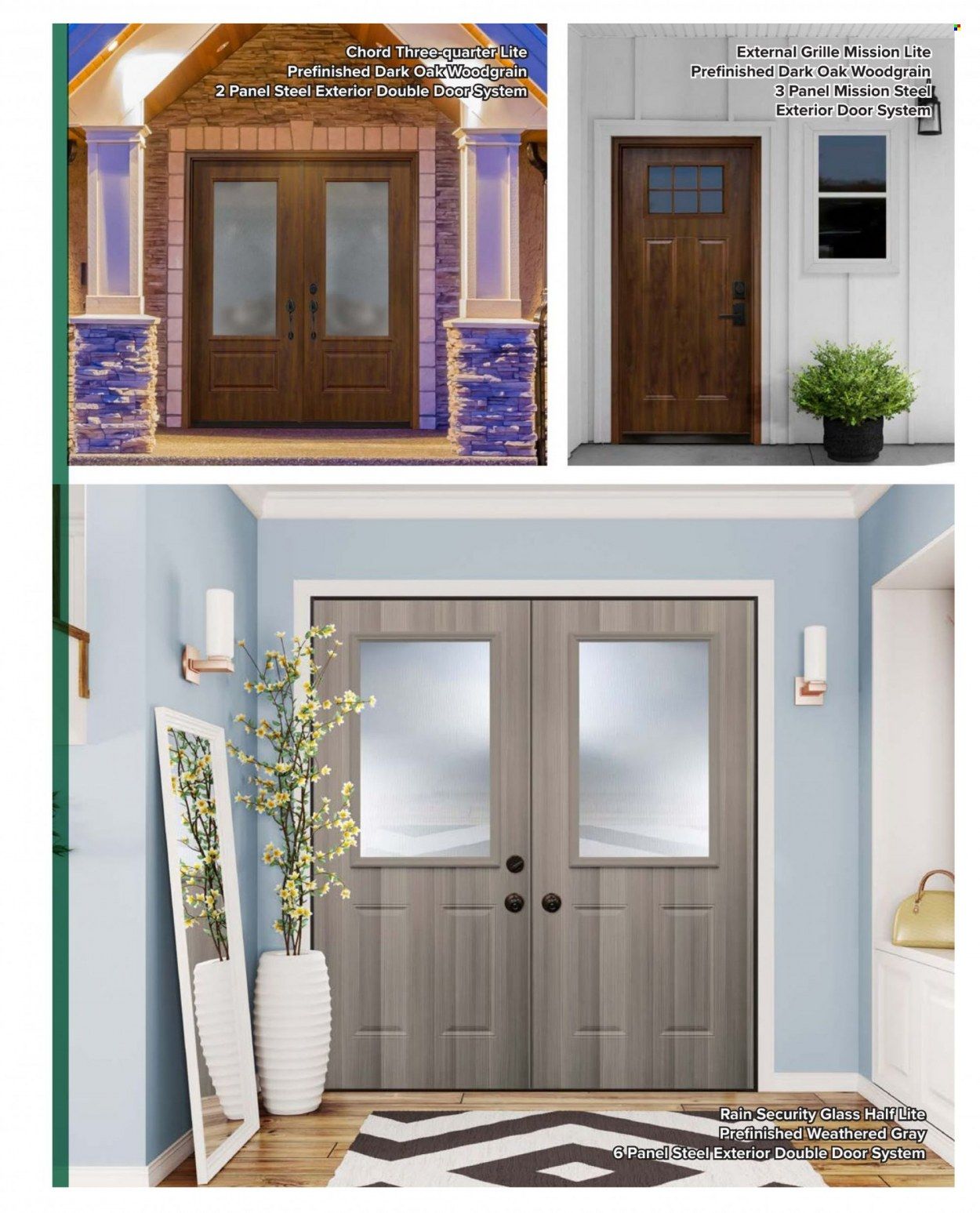 Menards MASTERCRAFT 2022 EXTERIOR DOOR TRENDS Weekly Ad Flyer Specials November 1 to September 30, 2022
