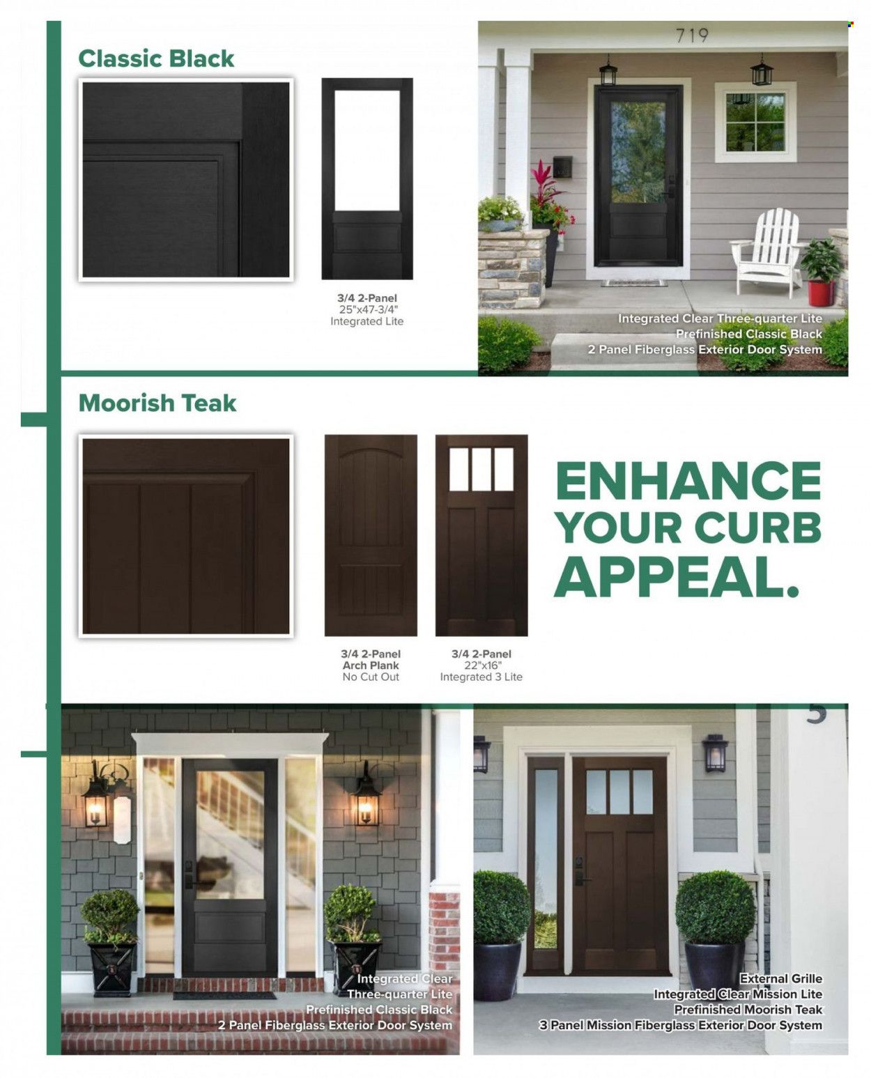 Menards MASTERCRAFT 2022 EXTERIOR DOOR TRENDS Weekly Ad Flyer Specials November 1 to September 30, 2022
