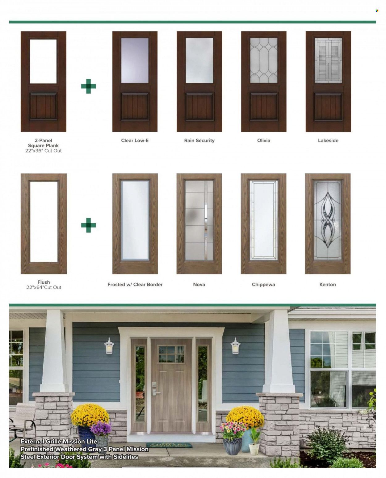 Menards MASTERCRAFT 2022 EXTERIOR DOOR TRENDS Weekly Ad Flyer Specials November 1 to September 30, 2022