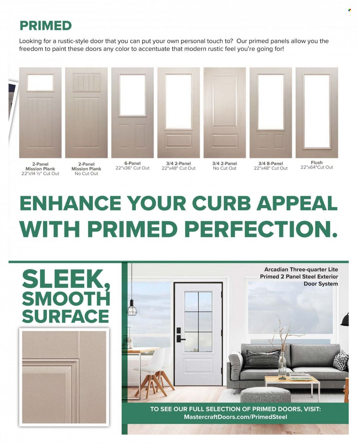 Menards MASTERCRAFT 2022 EXTERIOR DOOR TRENDS Weekly Ad Flyer Specials November 1 to September 30, 2022