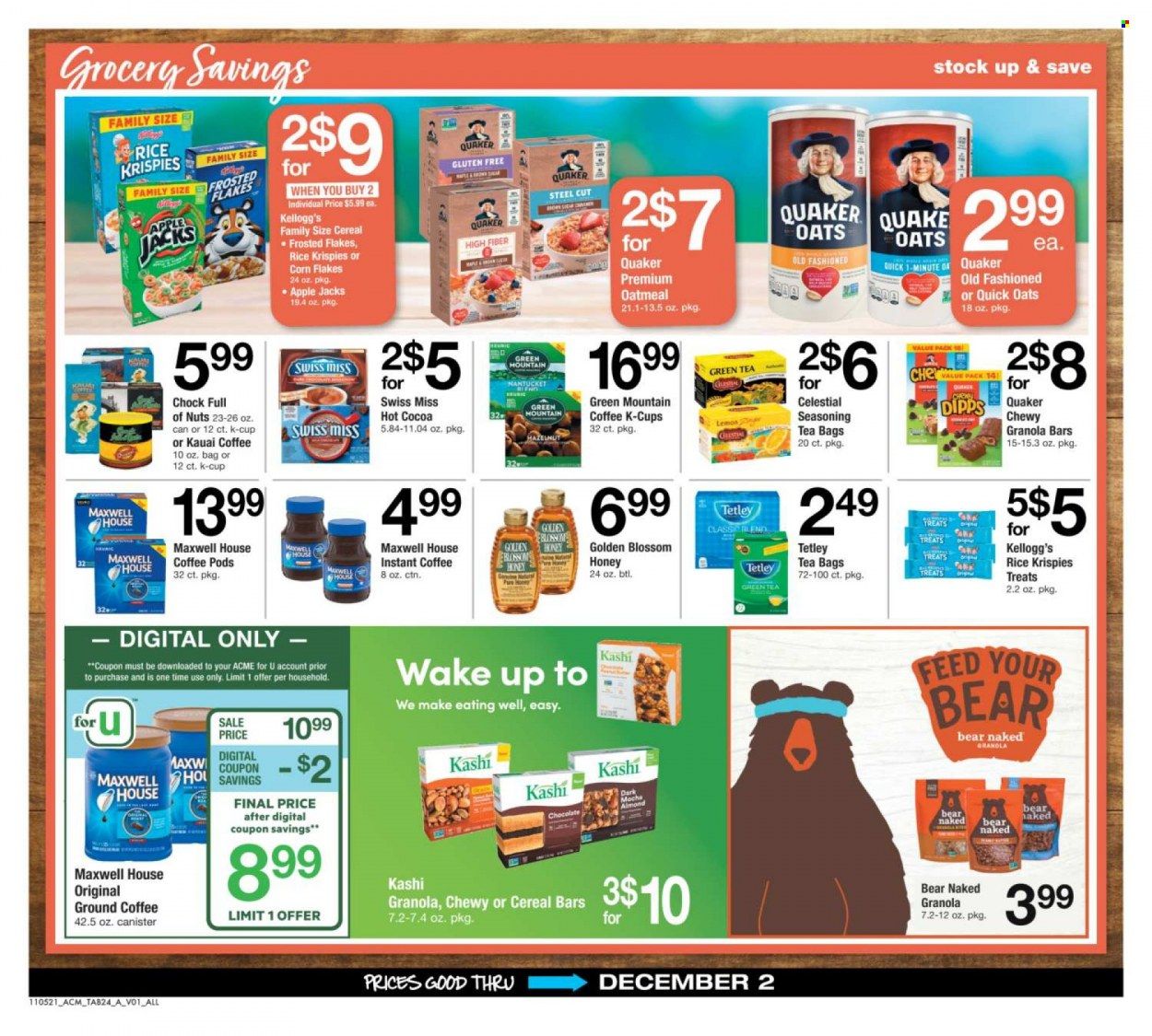 ACME (DE, NJ, NY, PA) Weekly Ad Flyer November 14 to November 21