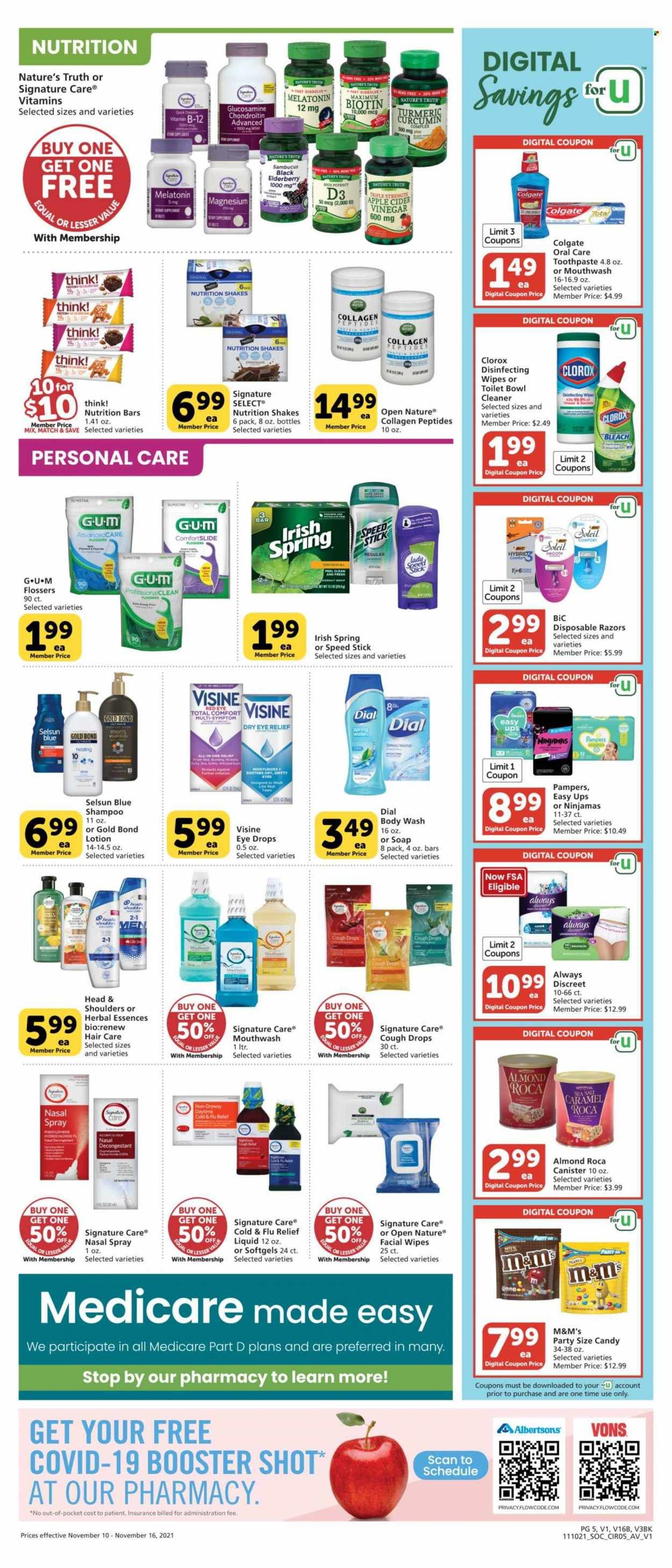 Albertsons (CA, ID, LA, MT, OR, TX, WA) Weekly Ad Flyer November 14 to November 21