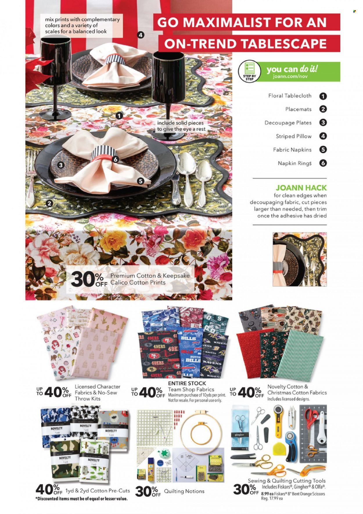 JOANN Weekly Ad Flyer November 14 to November 21