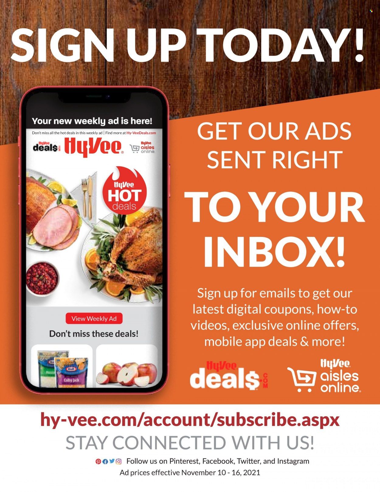 Hy-Vee (IA, IL, MN, MO, SD) Weekly Ad Flyer November 14 to November 21
