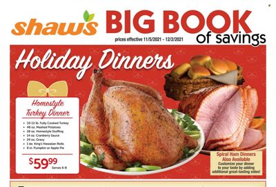 Shaw’s (MA, ME, NH, RI, VT) Weekly Ad Flyer November 14 to November 21
