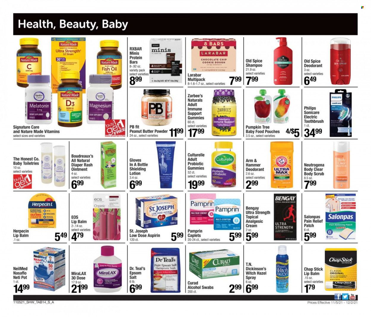 Shaw’s (MA, ME, NH, RI, VT) Weekly Ad Flyer November 14 to November 21
