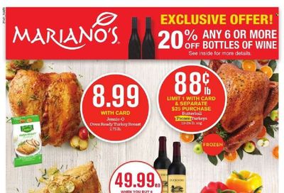 Mariano’s (IL) Weekly Ad Flyer November 14 to November 21
