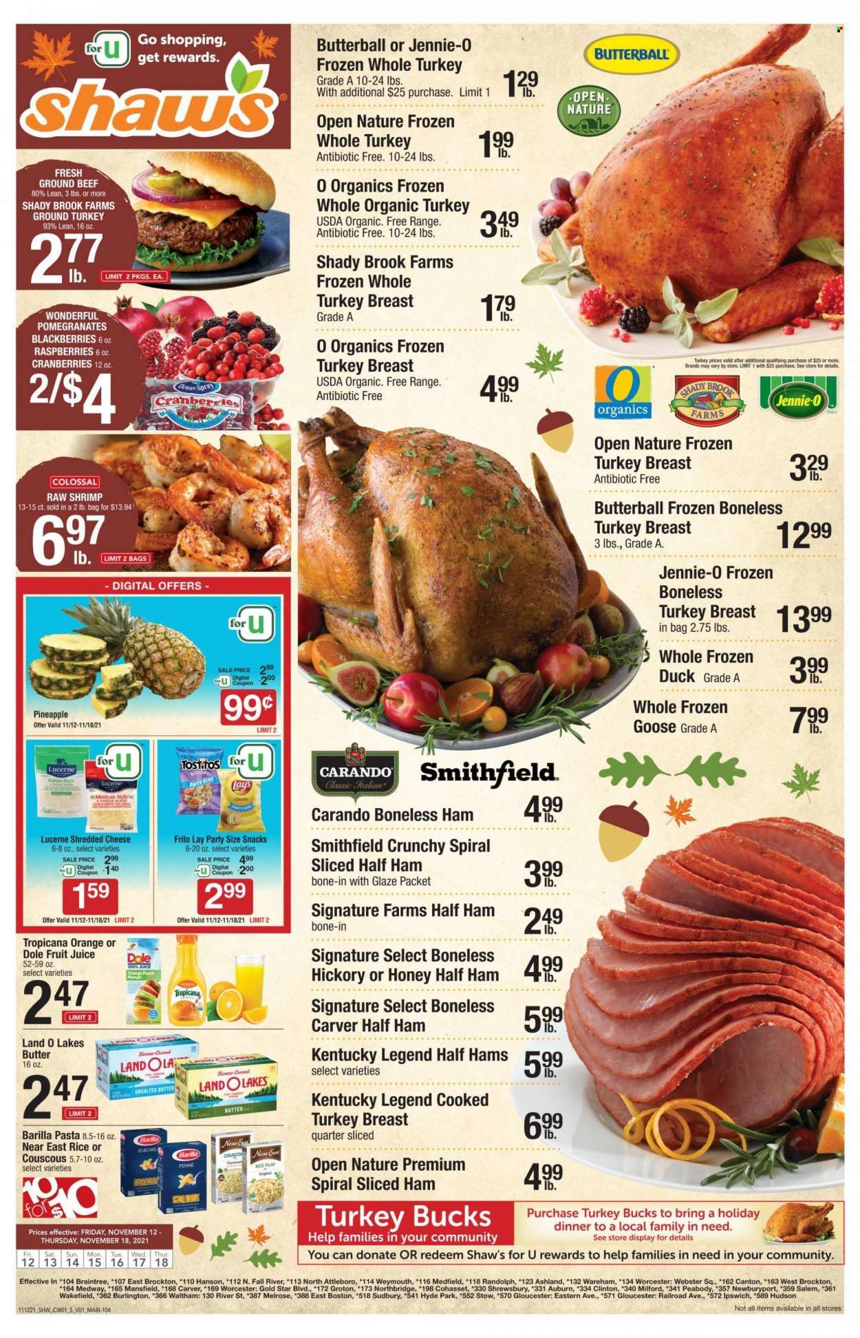 Shaw’s Weekly Ad Flyer November 14 to November 21