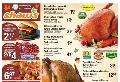 Shaw’s Weekly Ad Flyer November 14 to November 21