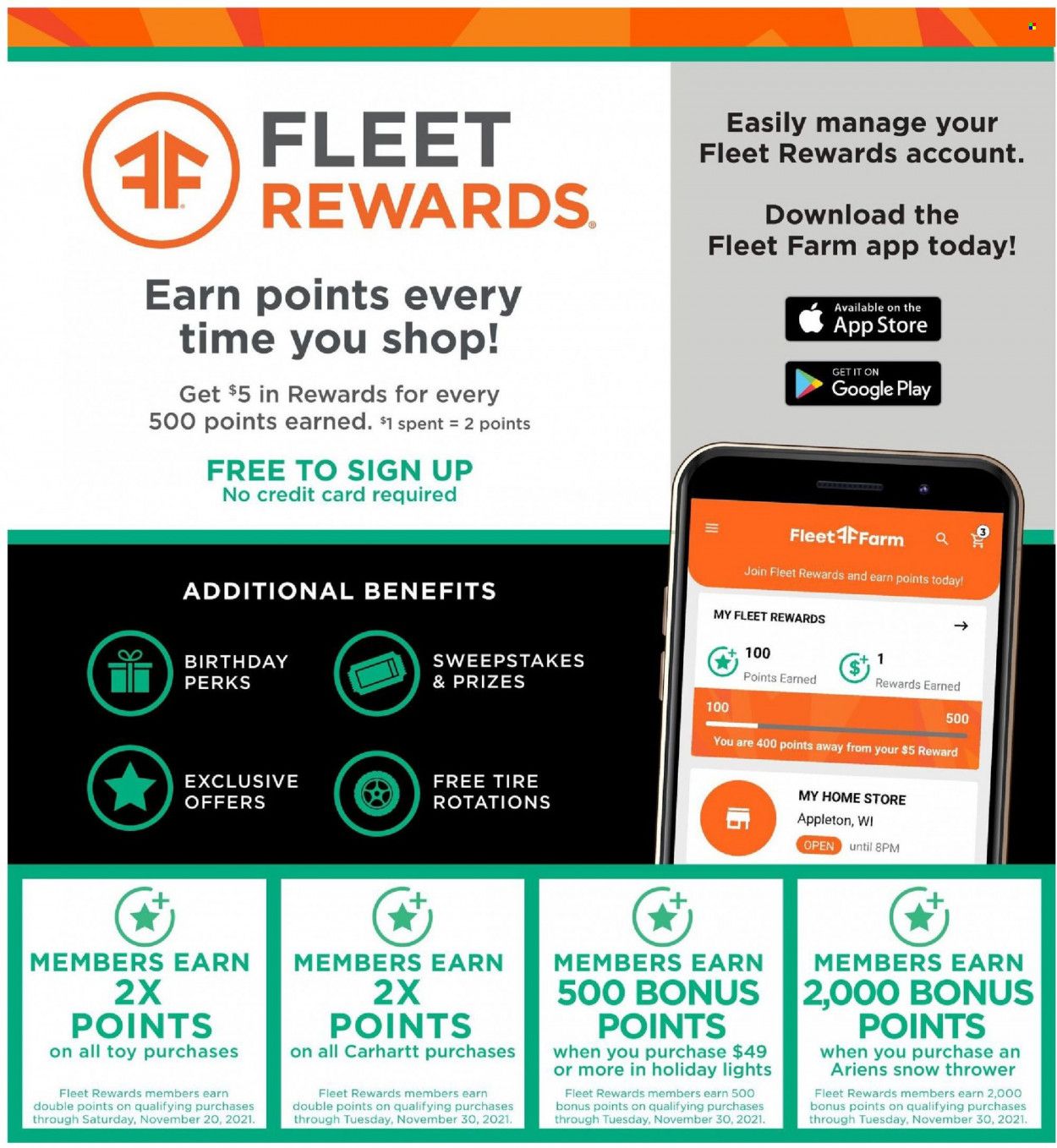 Fleet Farm (IA, MN, ND, WI) Weekly Ad Flyer November 14 to November 21