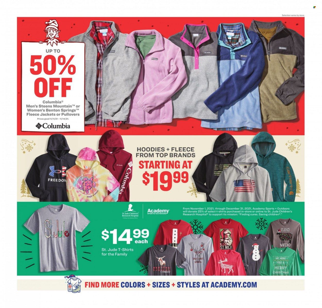 Academy Sports (AL, AR, GA, LA, MO, NC, SC, TN, TX) Weekly Ad Flyer November 14 to November 21