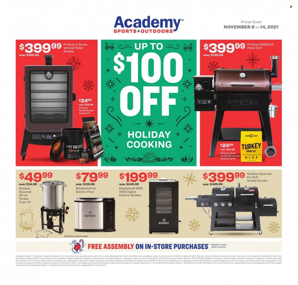 Academy Sports (AL, AR, GA, LA, MO, NC, SC, TN, TX) Weekly Ad Flyer November 14 to November 21