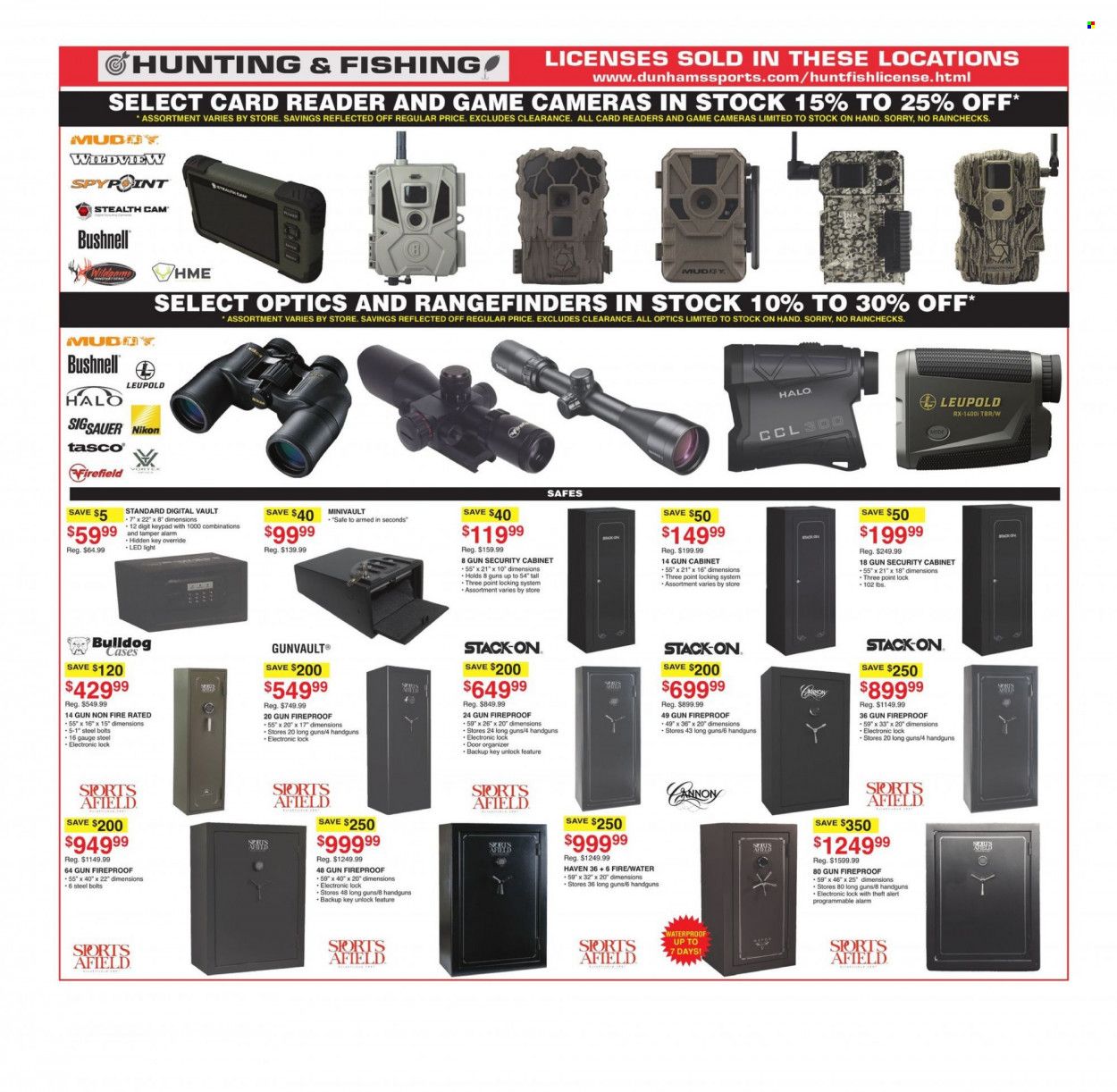Dunham's Sports (MI, PA, WI) Weekly Ad Flyer November 14 to November 21