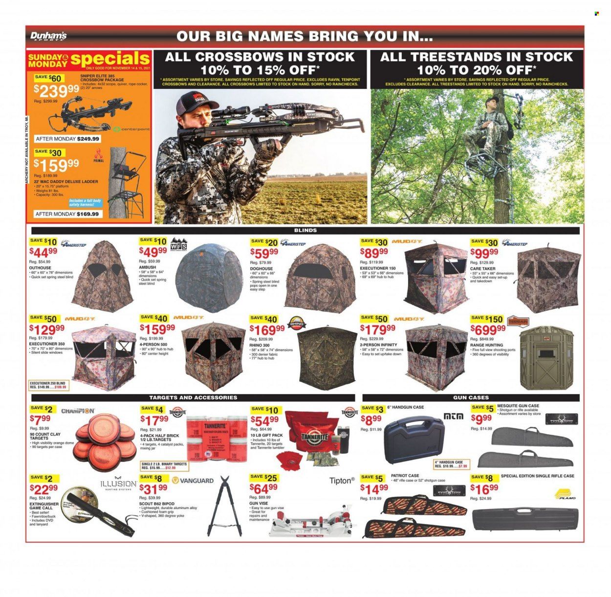 Dunham's Sports (VA) Weekly Ad Flyer November 14 to November 21