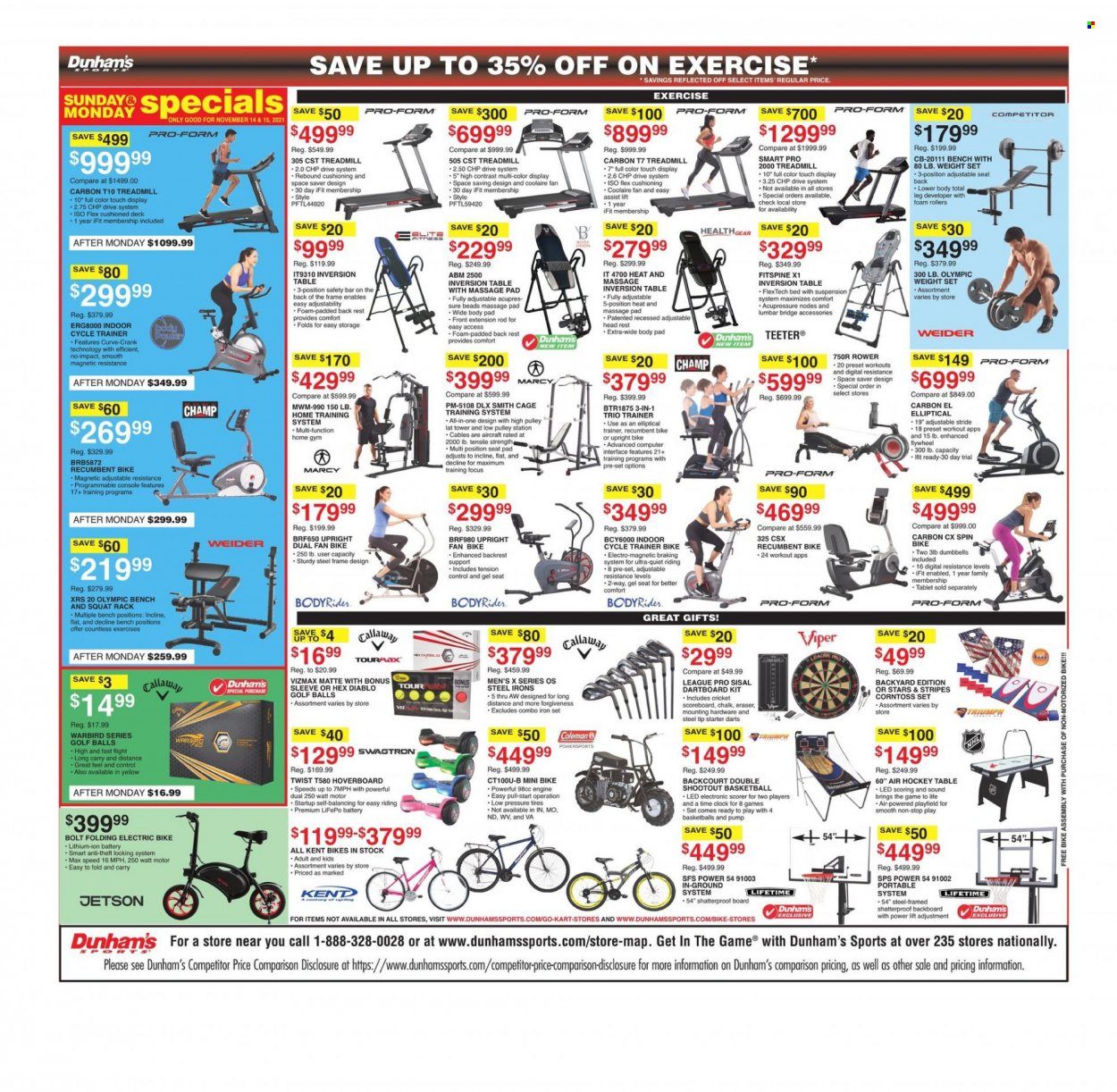 Dunham's Sports (TN) Weekly Ad Flyer November 14 to November 21