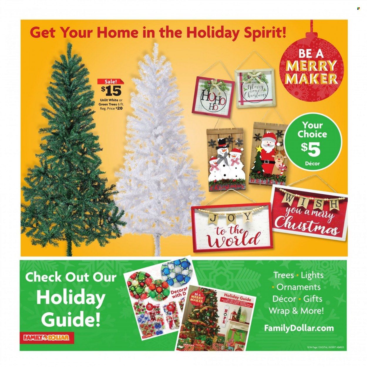 Family Dollar Weekly Ad Flyer November 15 to November 22
