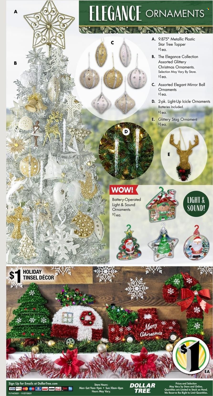 Dollar Tree Weekly Ad Flyer November 15 to November 22