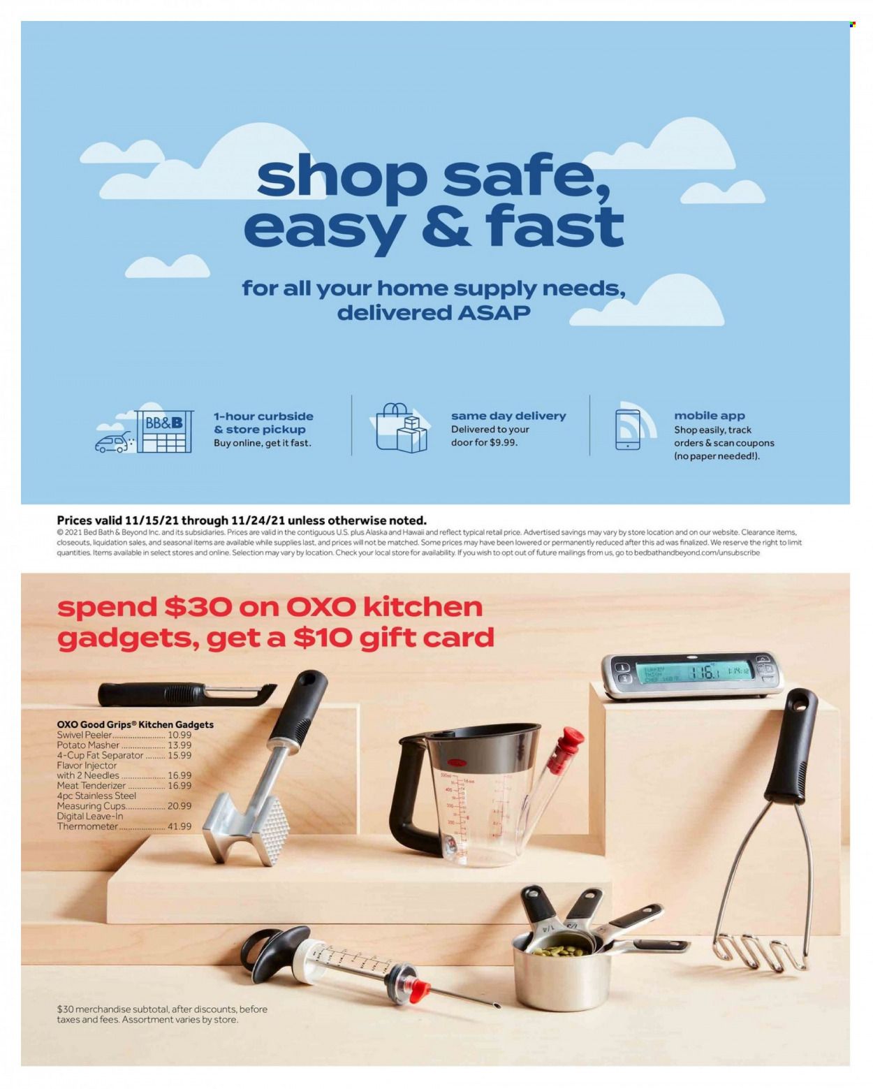 Bed Bath & Beyond Weekly Ad Flyer November 15 to November 22