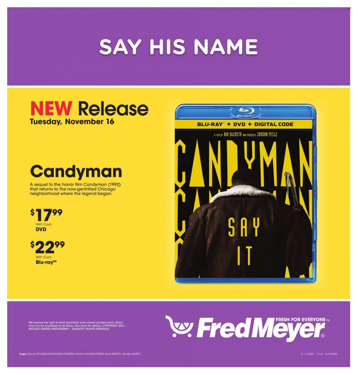 Fred Meyer Weekly Ad Flyer November 15 to November 22