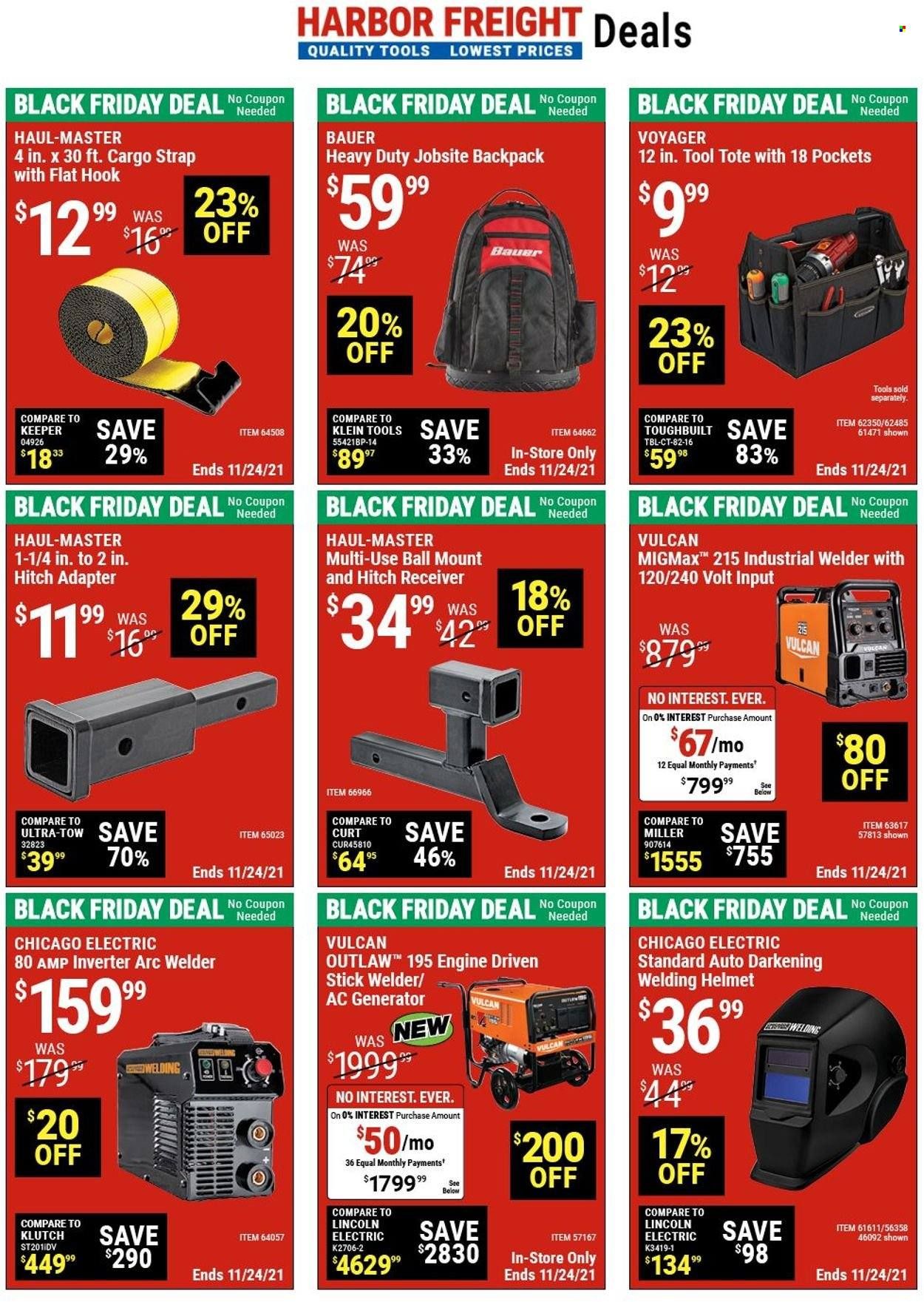 Harbor Freight Weekly Ad Flyer November 15 to November 22