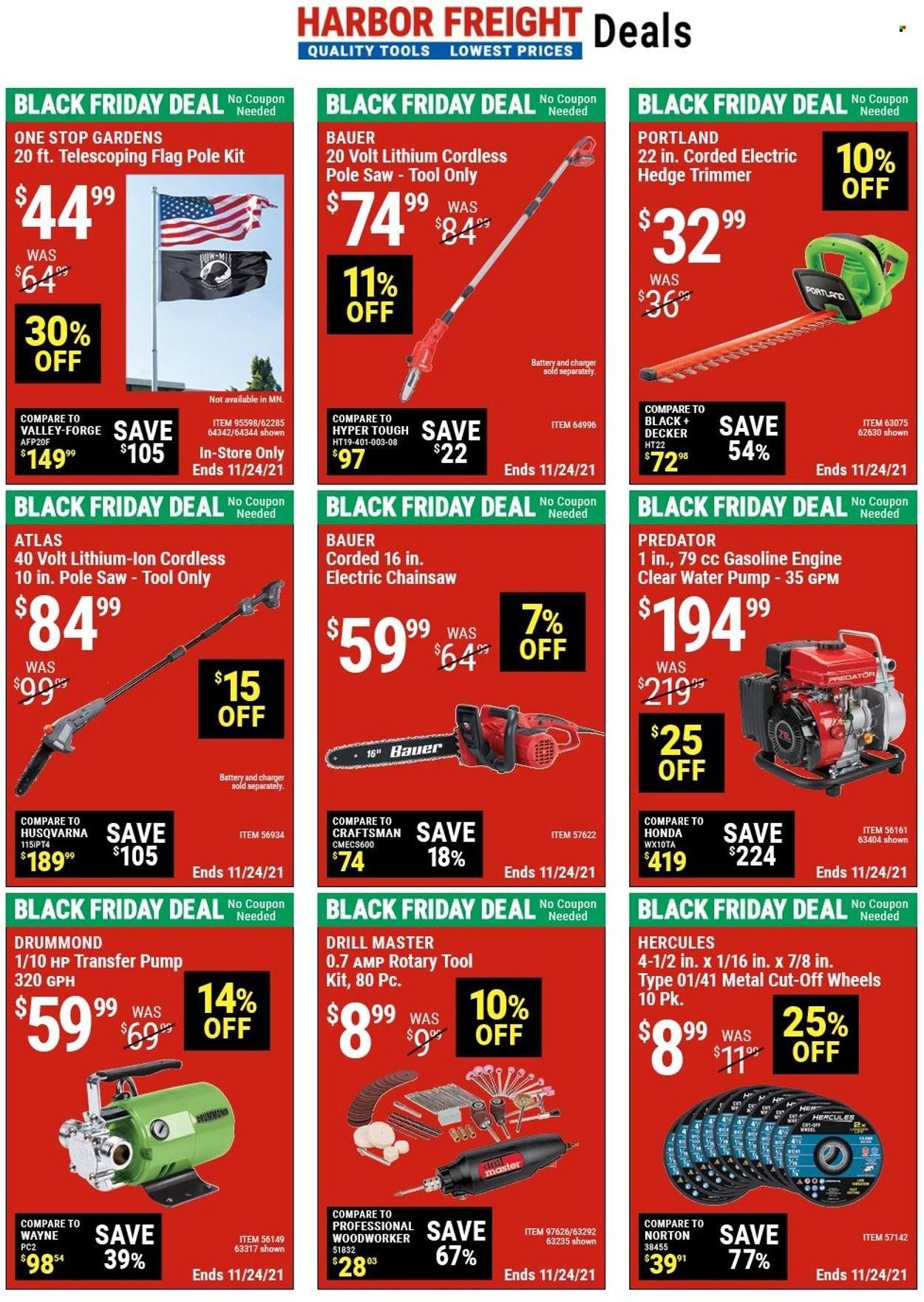 Harbor Freight Weekly Ad Flyer November 15 to November 22