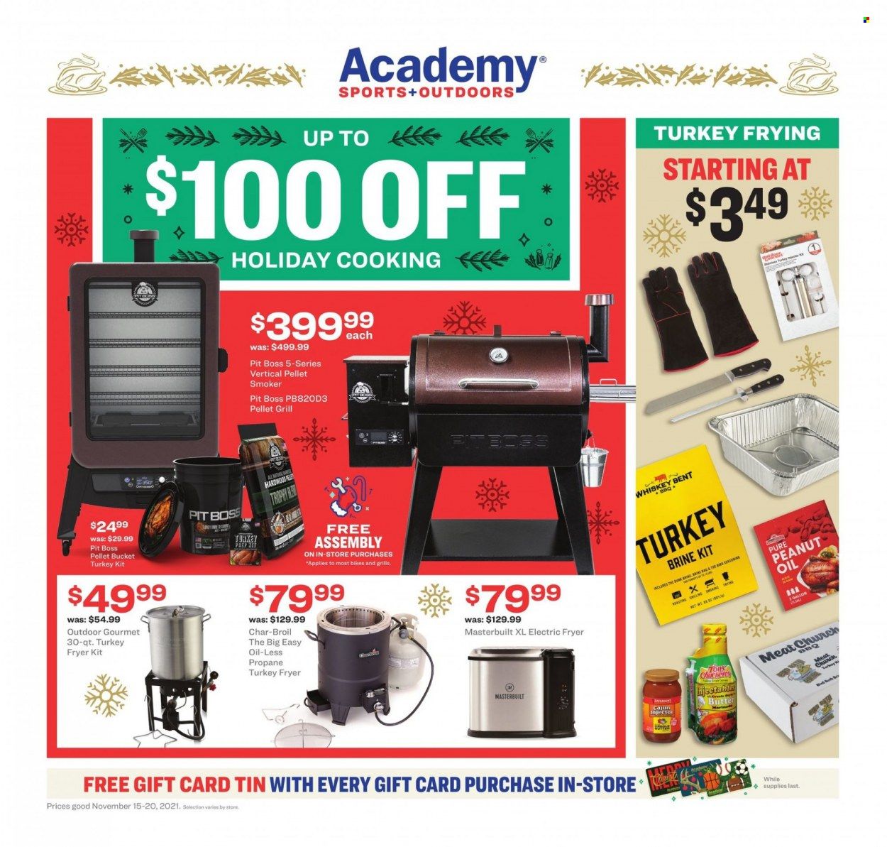 Academy Sports (AL, AR, GA, LA, MO, NC, SC, TN, TX) Weekly Ad Flyer November 15 to November 22