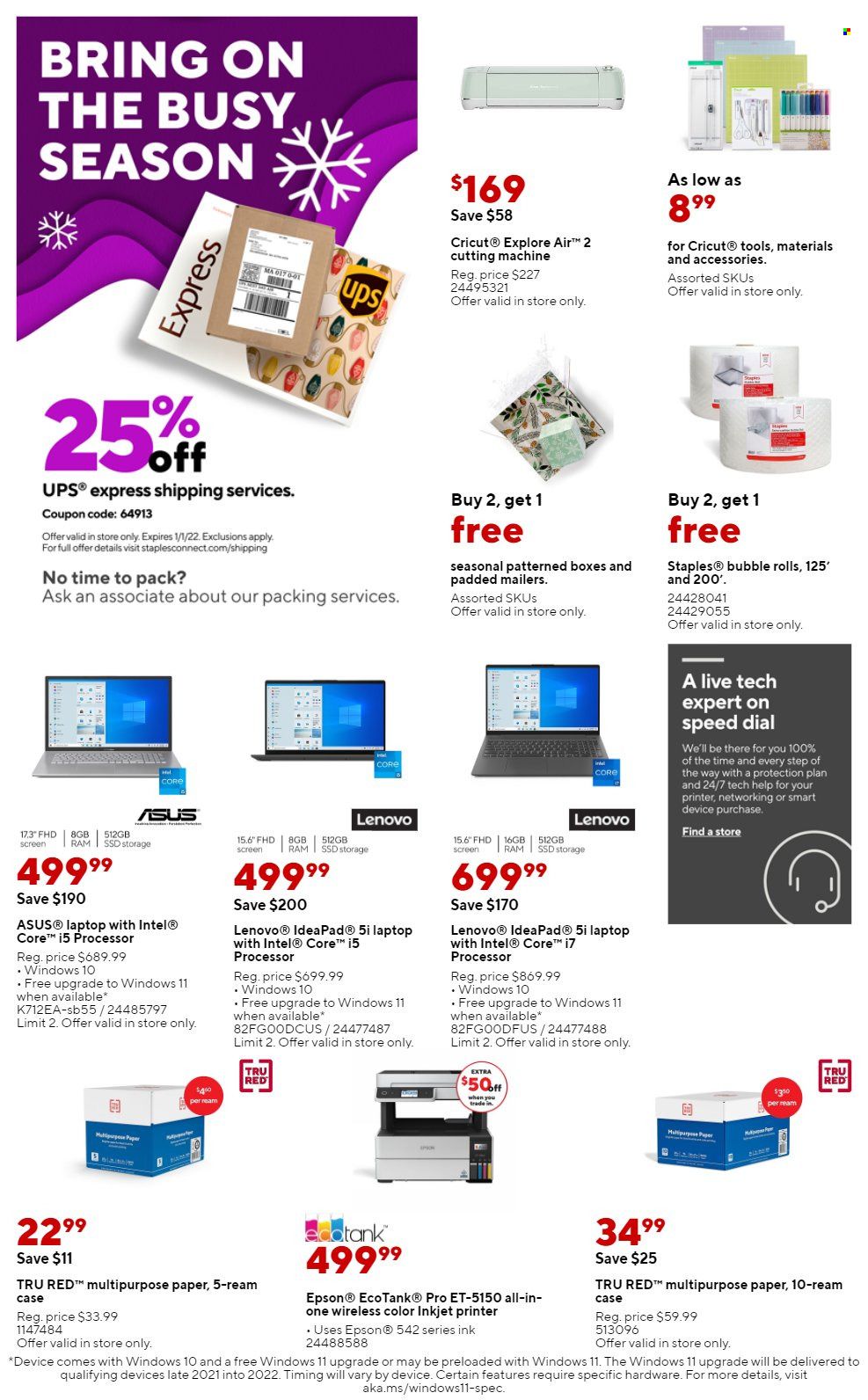Staples Weekly Ad Flyer November 15 to November 22