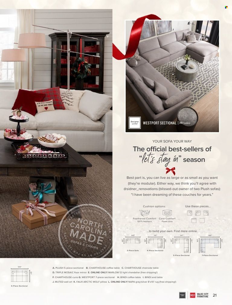 Value City Furniture (IL, IN, MD, MO, NC, NY, OH, SC, VA) Weekly Ad Flyer November 15 to November 22