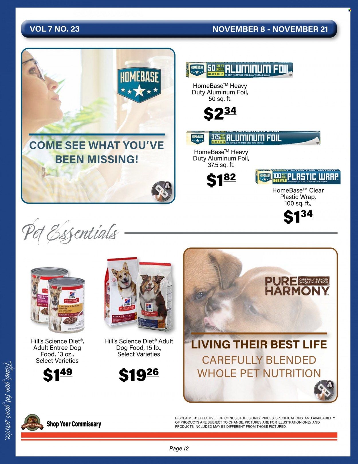 Commissary Weekly Ad Flyer November 15 to November 22